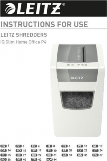 Leitz IQ Slim Home Office handleiding