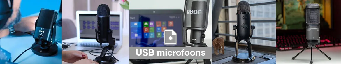 Overzicht USB microfoon